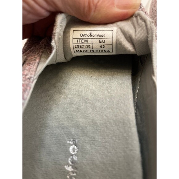 OrthoComfoot Orthopedic Women's Slip On Shoes with Arch Support Size 42 (11) New - Picture 7 of 11